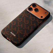 Pitaka iPhone 17 Pro Max Leaping - Orange Black, Москва